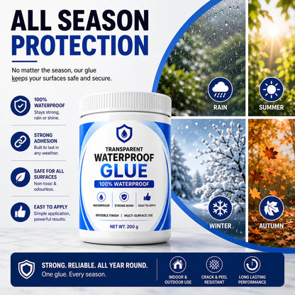 Waterproof Glue + Free Brush ( BUY 1 GET 1 FREE )
