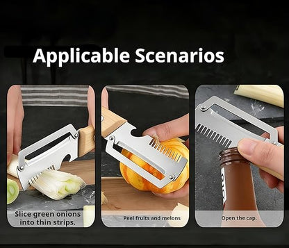 Kitchen multifunctional vegetable peeler 3 in 1 (PACK OF 1) - CL-NE-9194