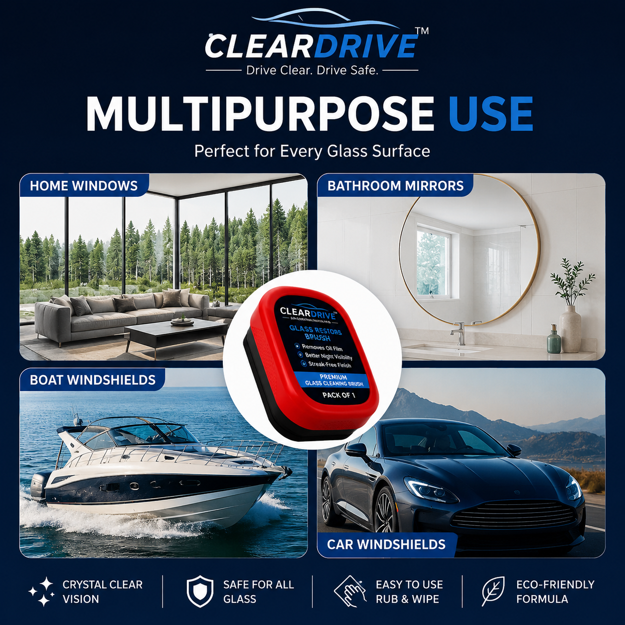 ClearDrive™Windshield Cleaner